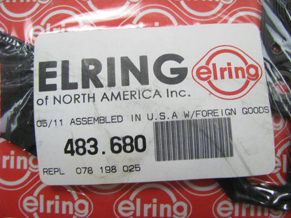 (2) Elring 483-680 Valve Cover Gasket Set 97-05 Audi, 98-05 Volkswagen 2.7L 2.8L