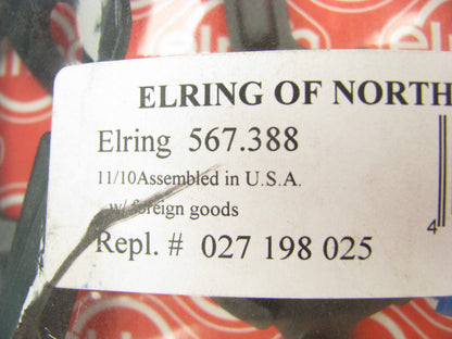 Elring 567-388 Valve Cover Gasket Set for 1987-1993 VW 1.6L 1.8L 2.0L 2.8L