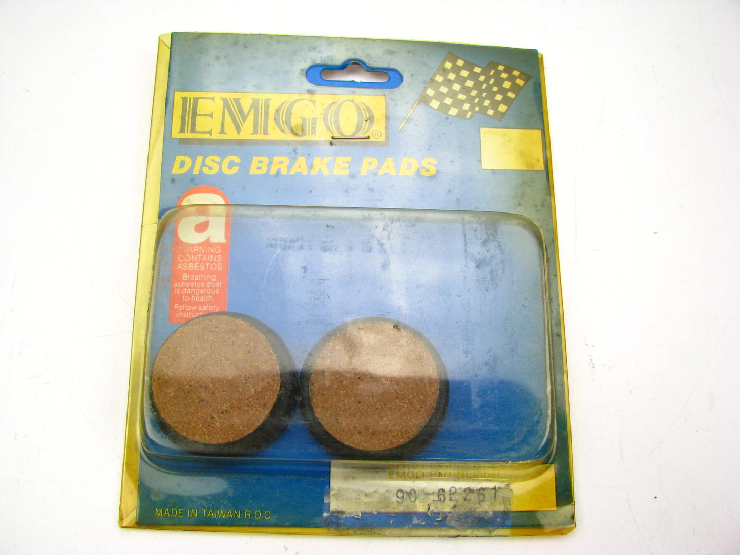 Emgo 90-62261 Yamaha ATV Disc Brake Pads 1987 YFM350 YFM250, 1982-1983 YT175