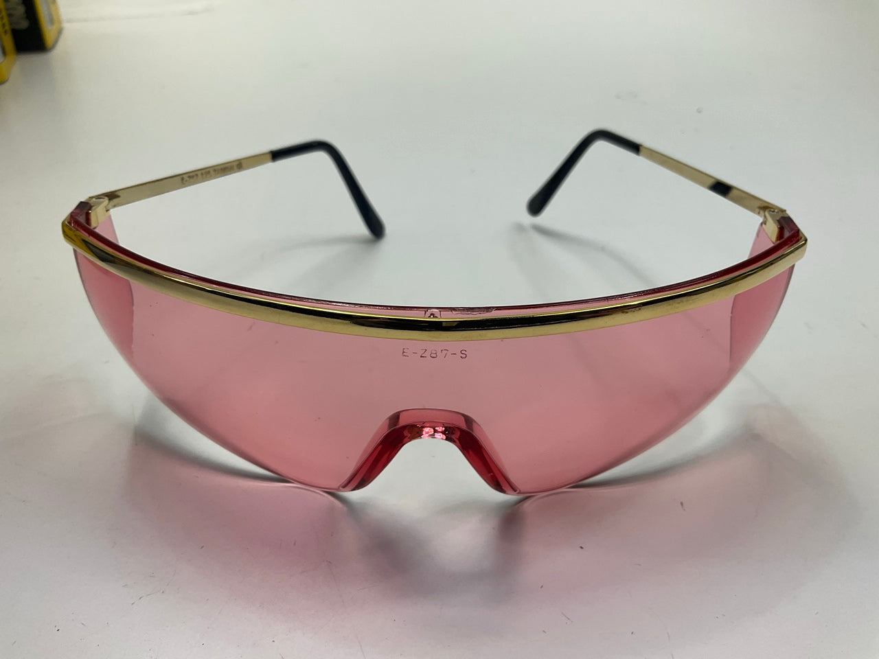 (x100) High Impact Safety Glasses ENCON 05219904 Veratti Gold VERMILLION LENS