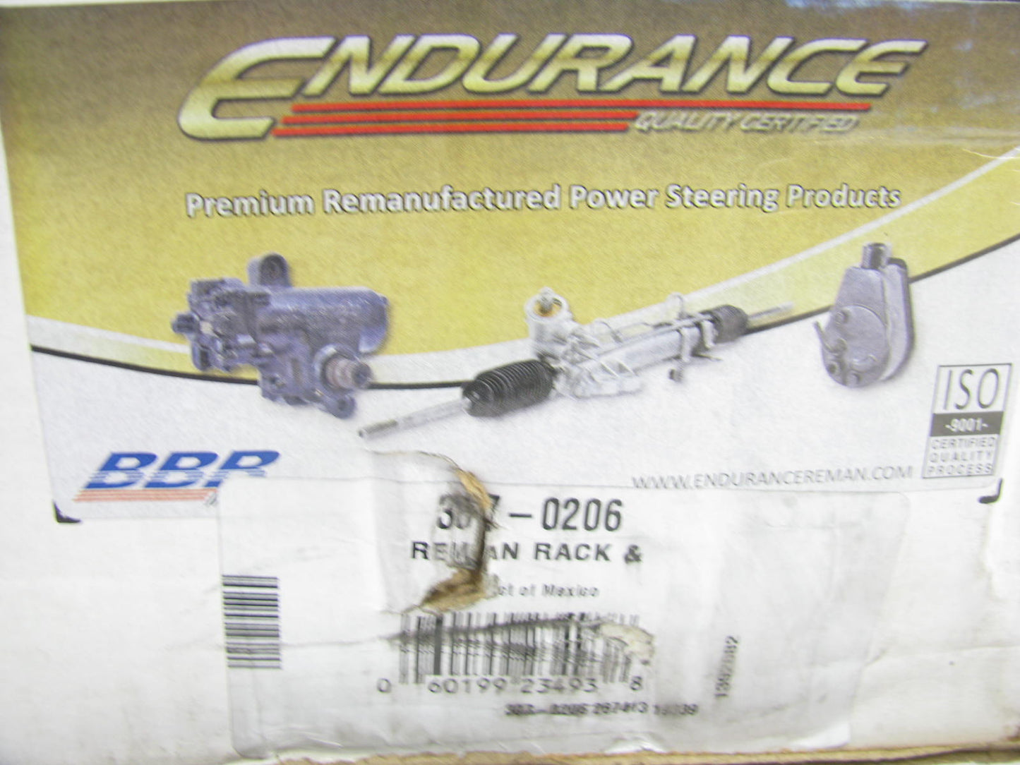 Endurance 307-0206 Reman Power Steering Rack And Pinion Complete Unit