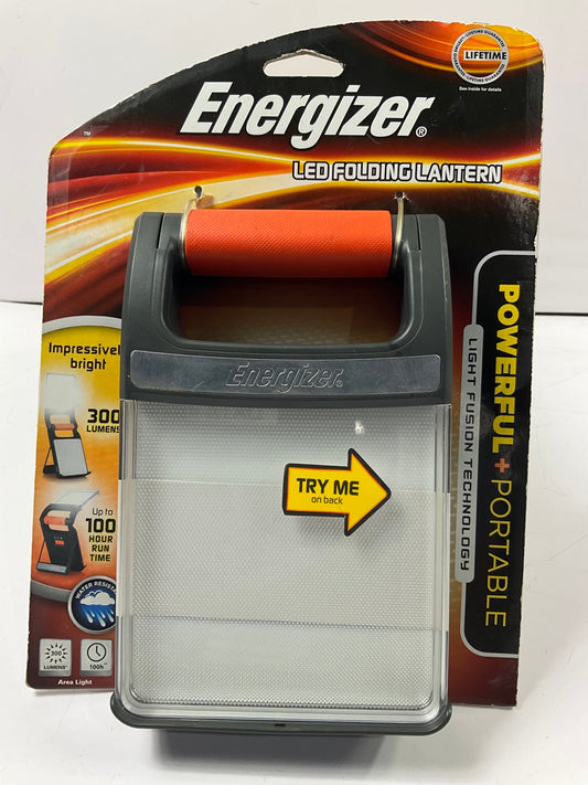 Energizer ENFFL81E LED Flat Panel Dimmable Folding Lantern Lamp, 300 Lumen