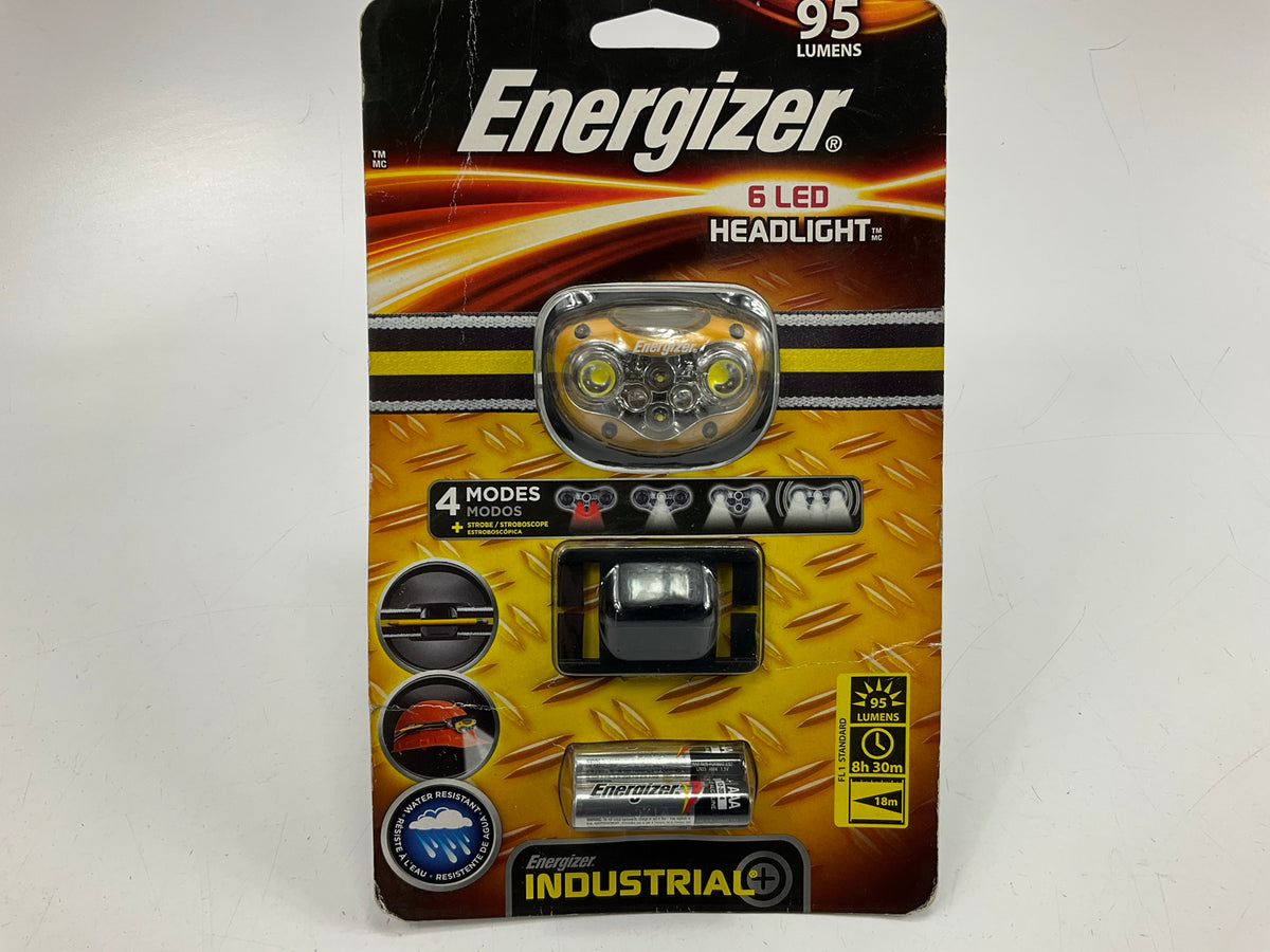 Energizer HDL33AINE Wearable Headlight Head Flashlight 95 Lumens, 3 AAA