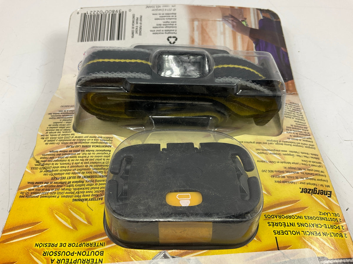 Energizer HDL33AINE Wearable Headlight Head Flashlight 95 Lumens, 3 AAA
