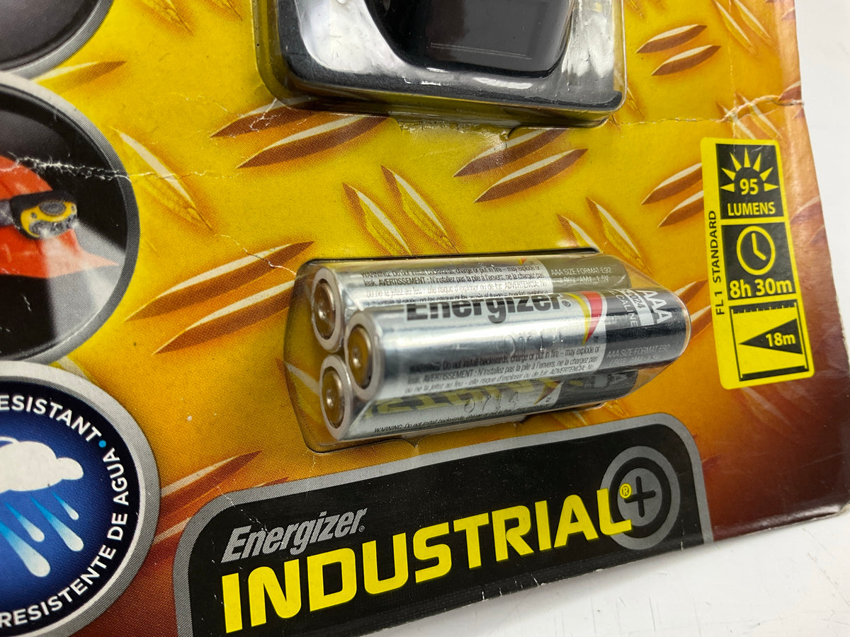 Energizer HDL33AINE Wearable Headlight Head Flashlight 95 Lumens, 3 AAA