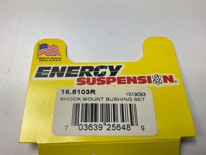 Energy Suspension 16.8103R Rear Shock Mount Bushing Set - 90-01 Acura Integra