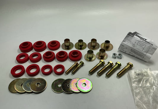 Energy Suspension 3.4142R Frame Body Mount Bushing Set - 1967-1981 Chevy Camaro