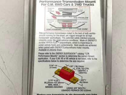 Energy 3.1108R Performance Poly Transmission Mount For GM RWD Cars & 2WD Trucks