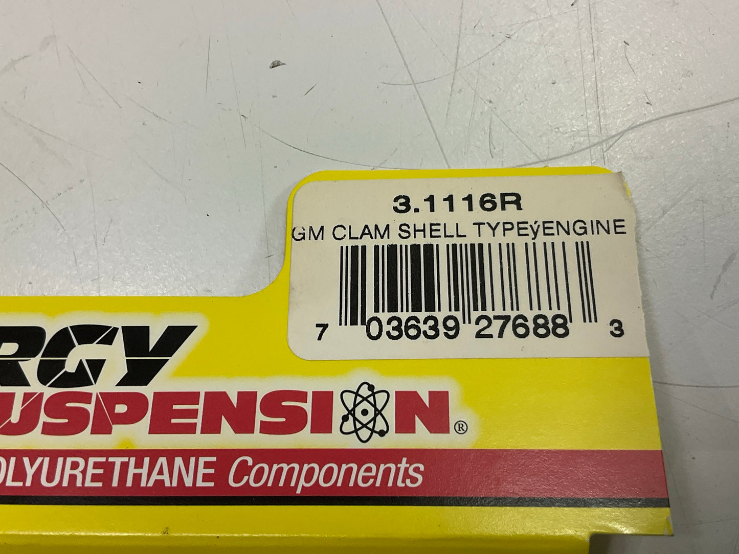 Energy Suspension 3.1116R Motor Mount Polyurethane, Red, GM Clam Shell Type