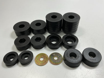 Energy Suspension 4.4107G Black Poly Performance Body Cab Mount Bushing Set