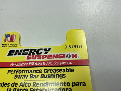 MISSING FOUR WASHERS - Energy 9.5161R Sway Bar Bushings, 25mm Red 2-9/16''-3-5/8''