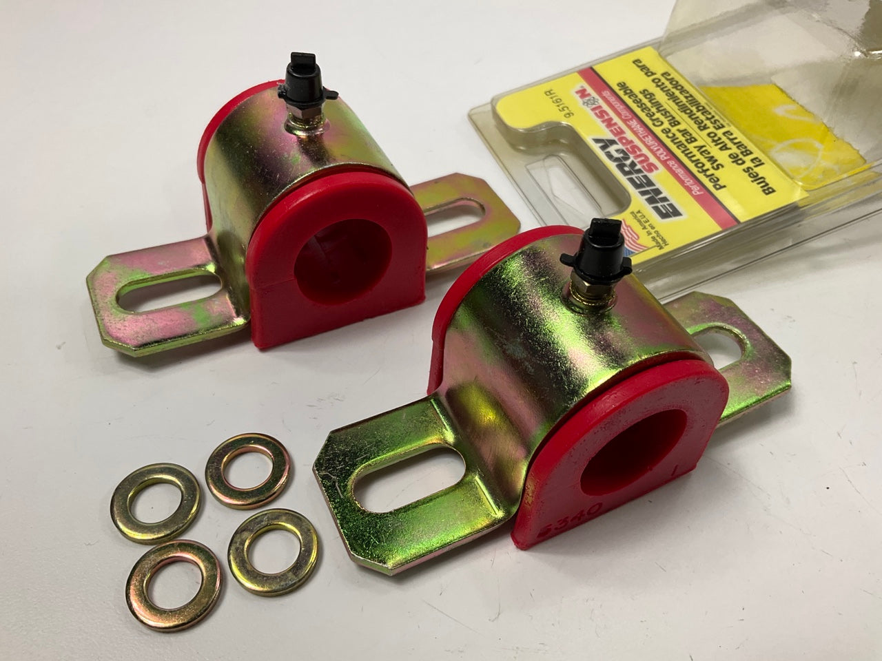 Energy Suspension 9.5161R Universal Sway Bar Bushings, 25mm Red 2-9/16'' - 3-5/8''