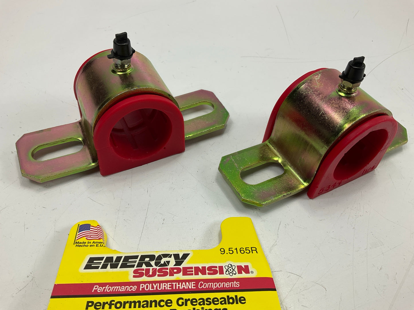 MISSING WASHERS Energy Suspension 9.5165R 1-1/4'' Greasable Sway Bar Bushings Set