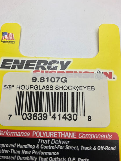 Energy Suspension 9.8107G 5/8'' Hourglass Black Polyurethane Shock Bushings Set
