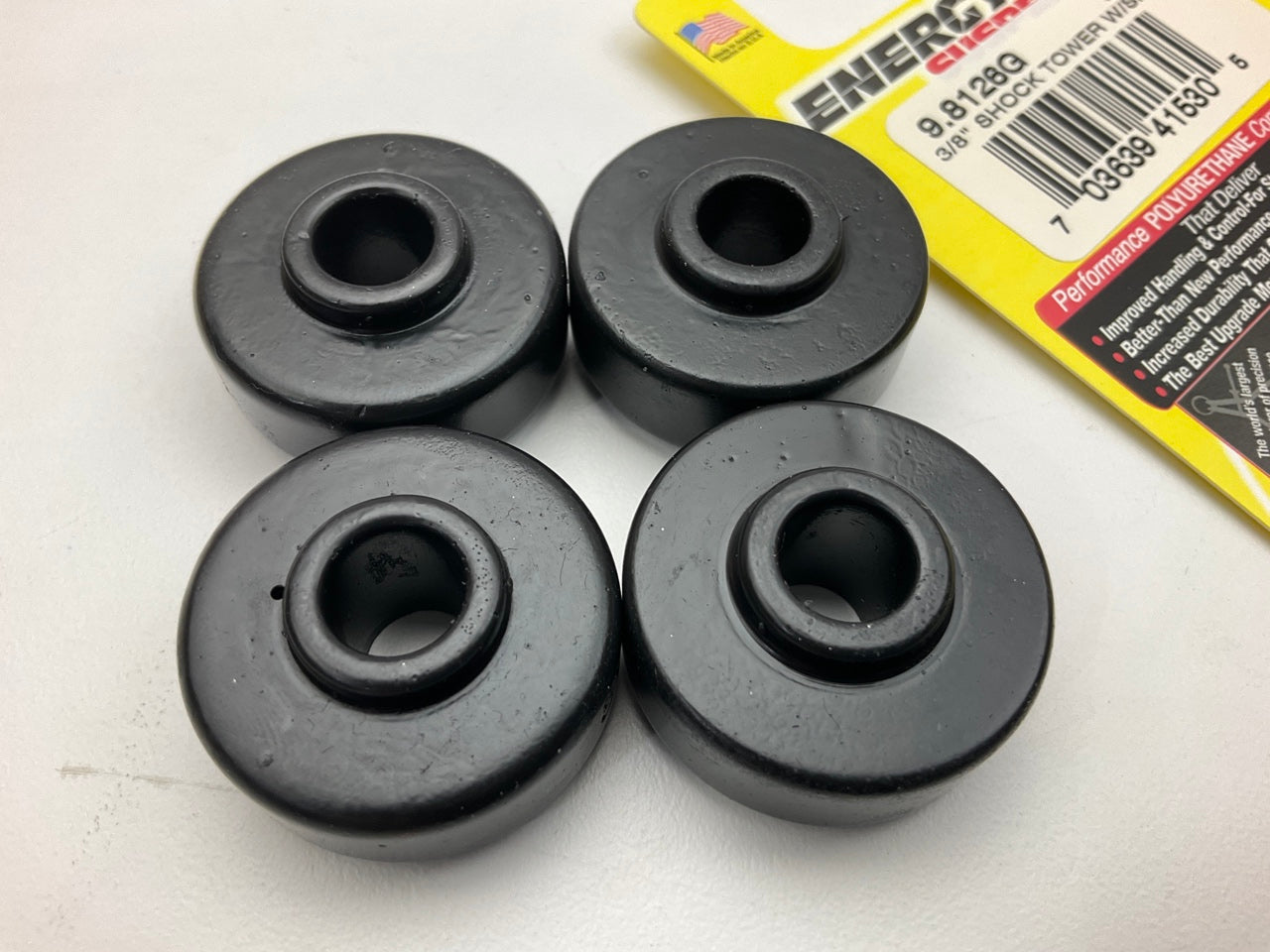 Energy Suspension 9.8126G 3/8'' Shock Tower Bushings With Small Nipple