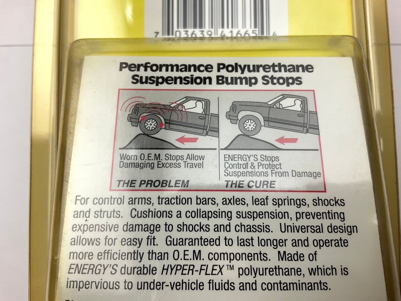Energy Suspension 99101G Universal Polyurethane Bump Stops Black 2'' OD, 2.125'' T