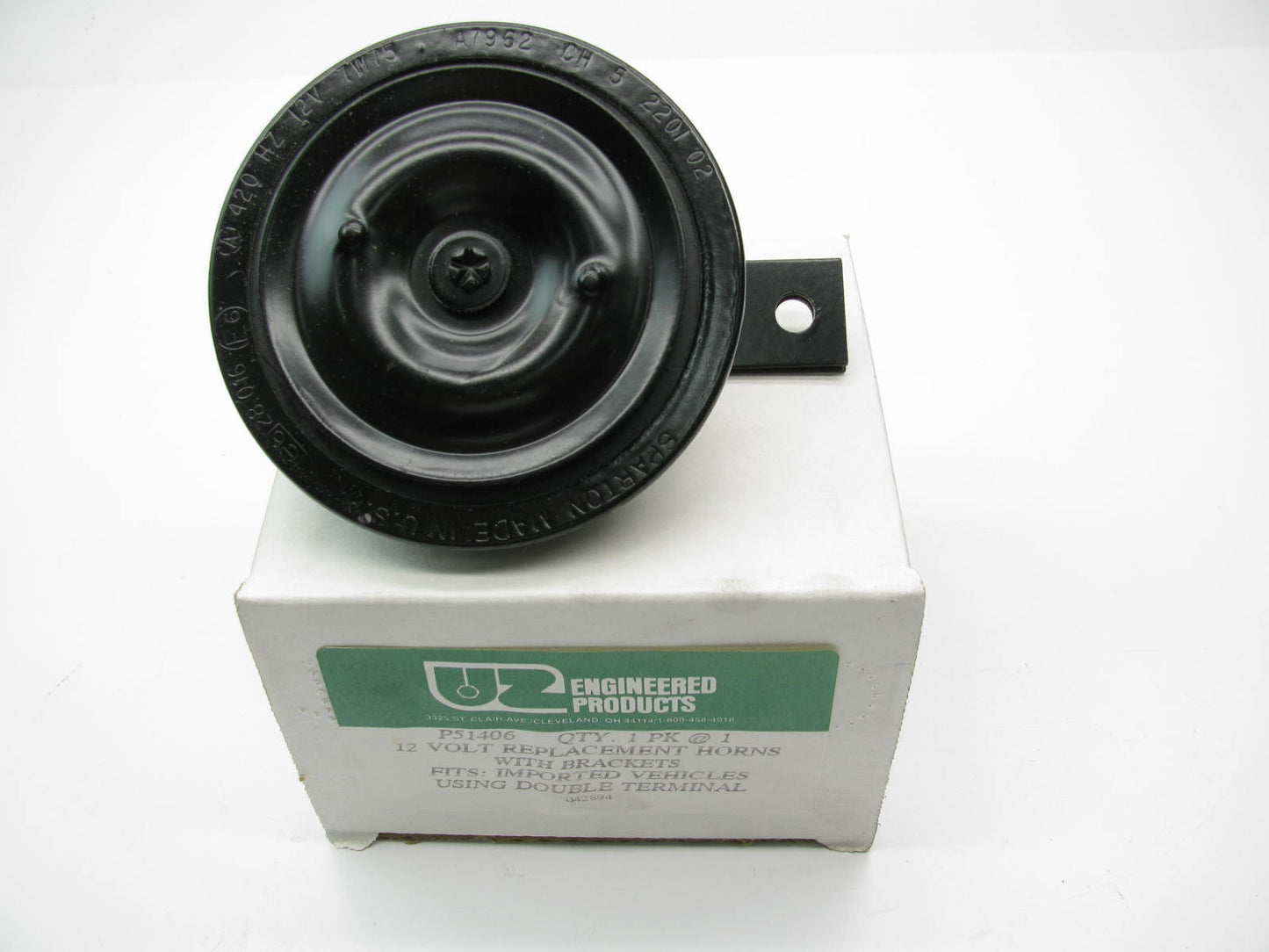 SPARTON Made In USA P51406 Universal Import Car / Truck Horn 12 VOLT, 420HZ 12V