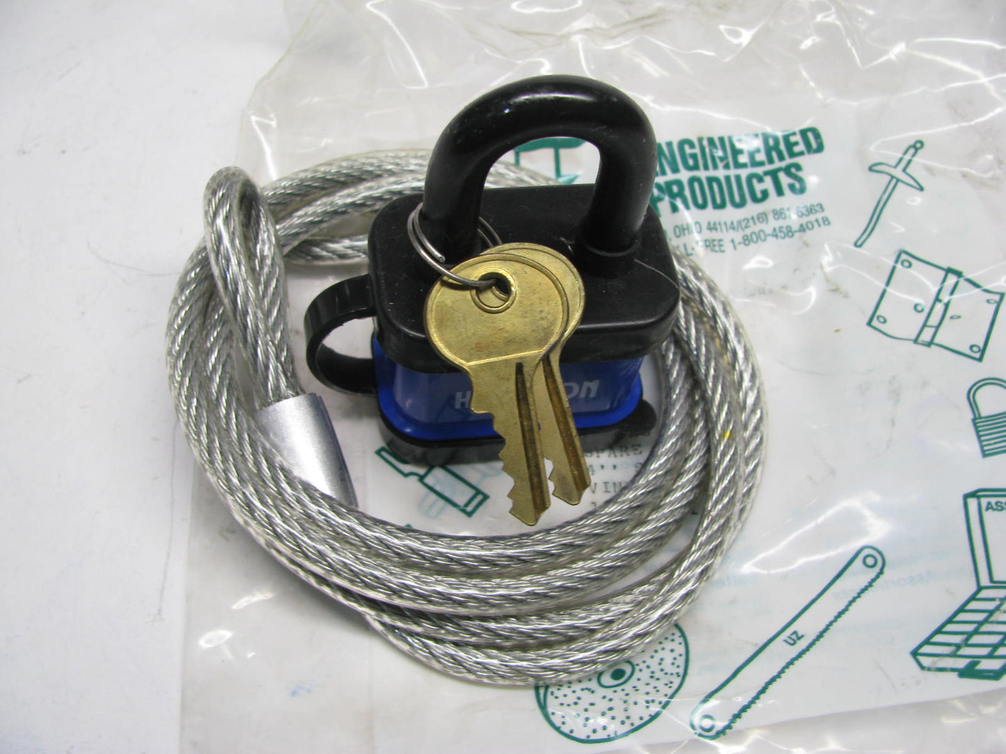 Engineered Products P74726 Padlock W/ Cable