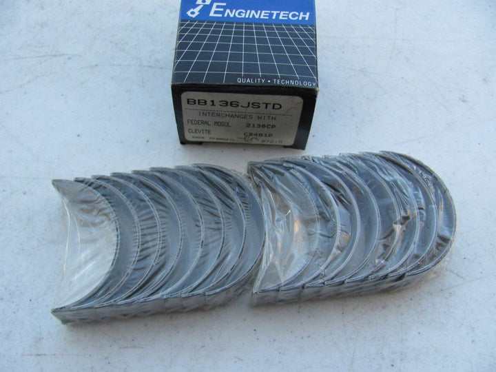 Enginetech BB136J STD Con Rod Bearings For Chrysler Small Block 318 340 360 V8