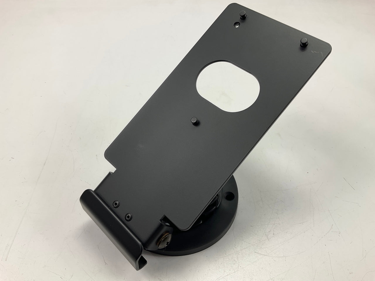 VeriFone MX880 Credit Card Stand Open Hole Flip Up By Swivel Stands 367-1565-A