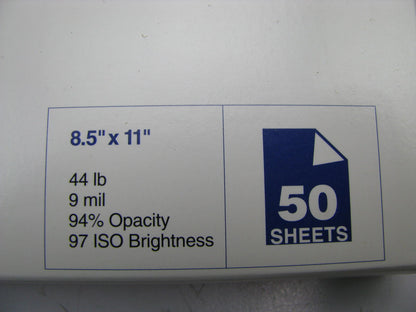 1,000 Sheets - Epson Premium Heavy Weight Matte Photo Paper 8.5x11'' 9 Mil, 44 Lb