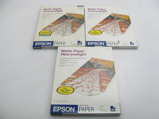 150 SHEETS -  Epson S041257 Matte Paper Premium Presentation 8.5 X 11 Ink Jet