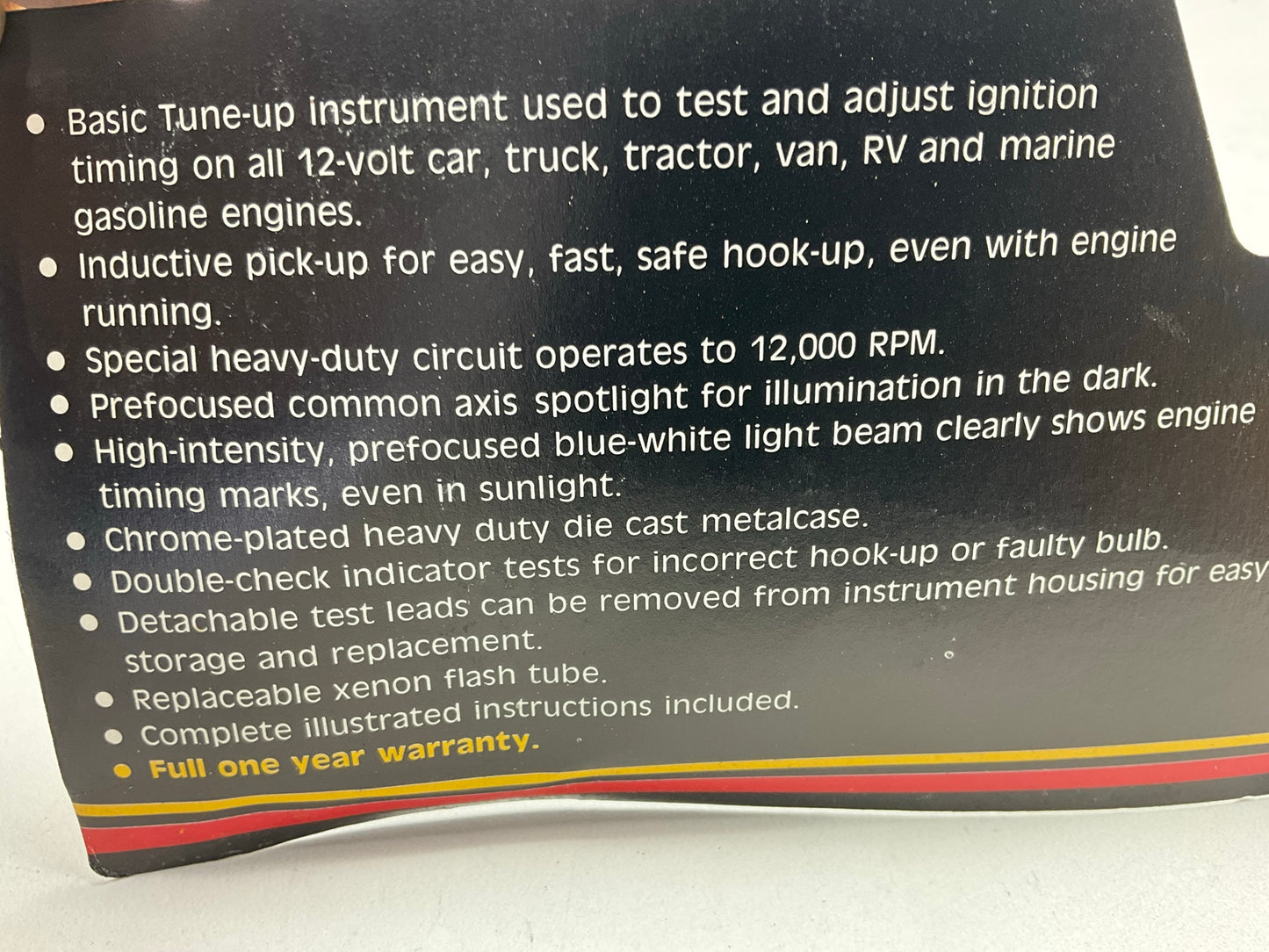 EQUUS 3112 Dual-Beam Xenon Inductive Timing Light