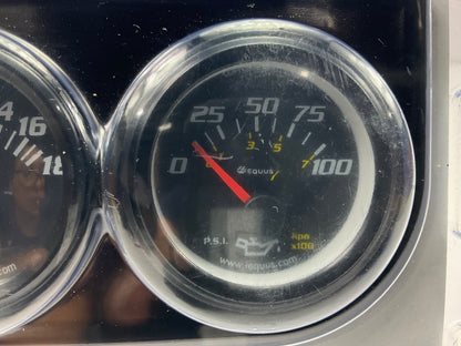 Equus 6200 2'' Mechanical Triple Gauge Kit, Water Temperature, Oil Pressure, Volt