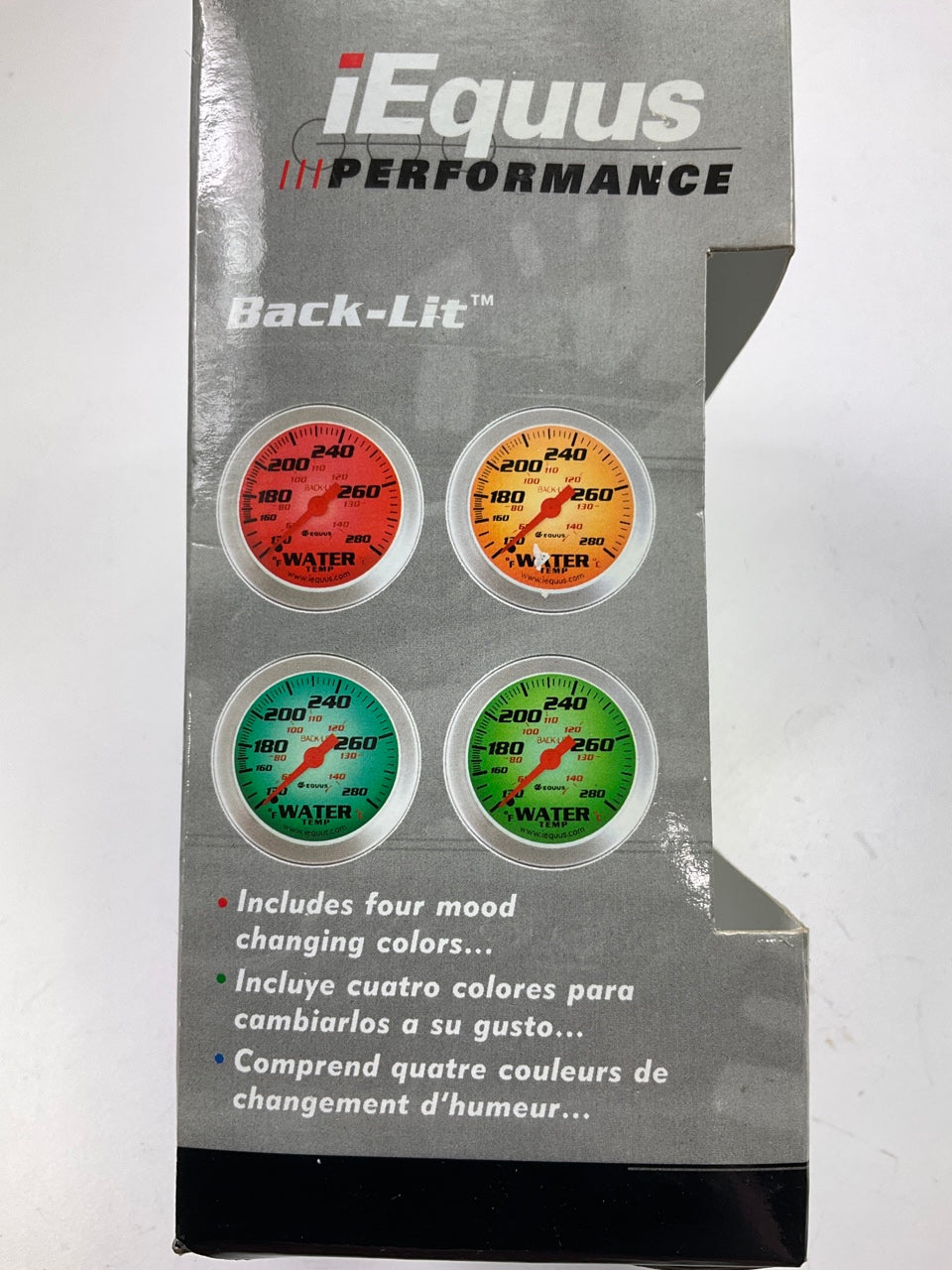 Equus 8242 2'' Coolant Temperature Mechanical Water Temp Gauge, 130-280 F