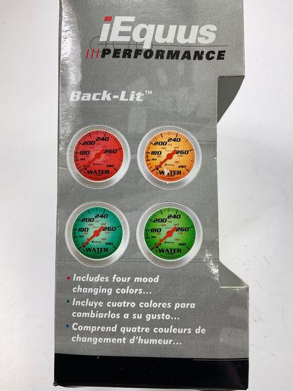 Equus 8242 2'' Coolant Temperature Mechanical Water Temp Gauge, 130-280 F