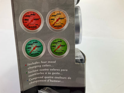 Equus 8264 2'' Electric Oil Pressure Gauge With Multi Color Back Light, 0-100 PSI