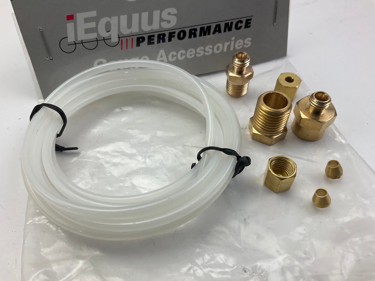Equus 9801 Oil Pressure Gauge Sender Line Tubing Kit, 1/8'' Clear Nylon, 72'' Long