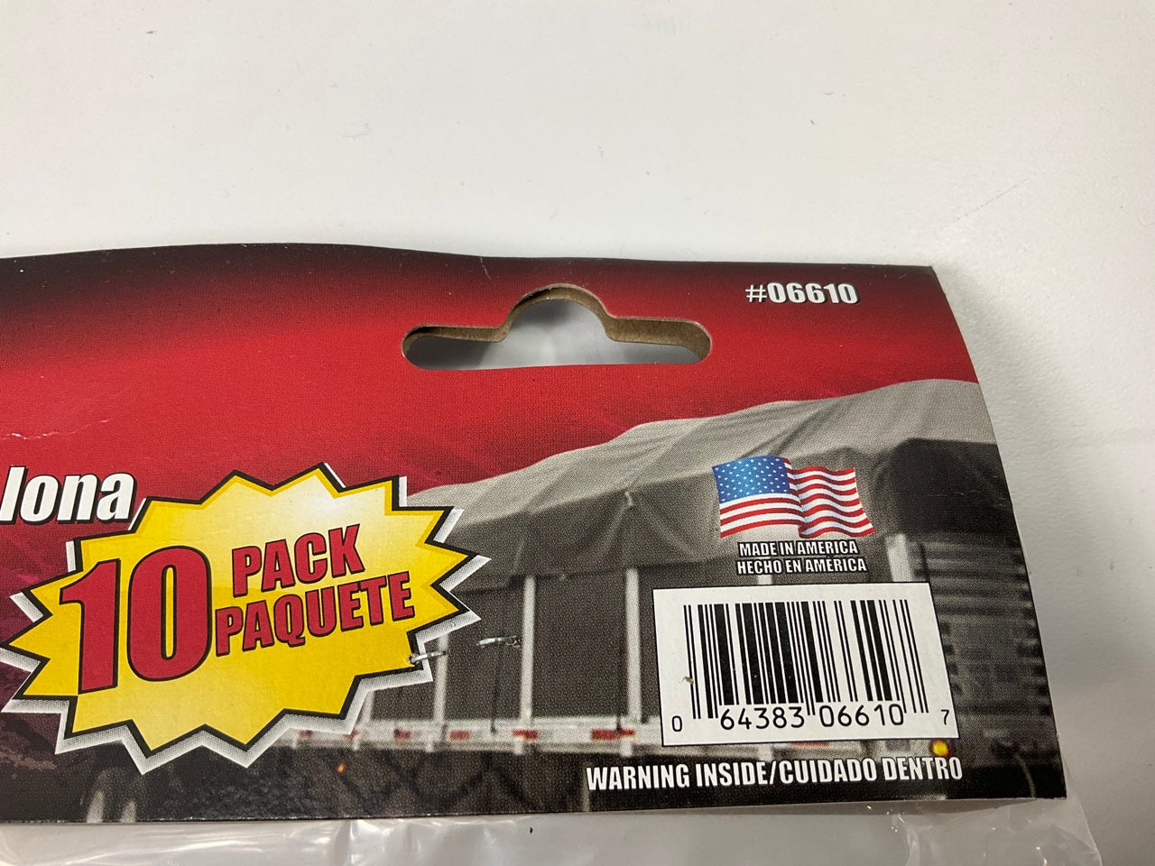 6 PACKS Of 10 Each - Erickson 06610 Multiple Length EPDM Rubber Tarp Straps