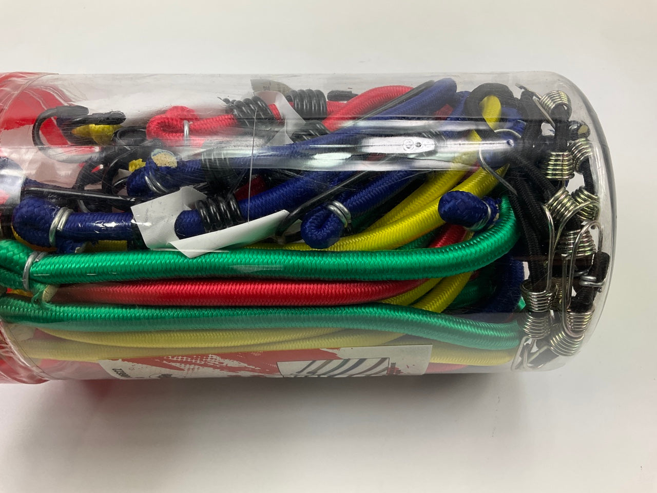 Erickson 06622 Multiple Length Bungey Cord Assortment Jar, 10''-36'', 25 Piece