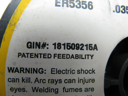 ESAB 181509215A ER5356 Aluminum MIG Welding Wire 1-Lb Spool .035''