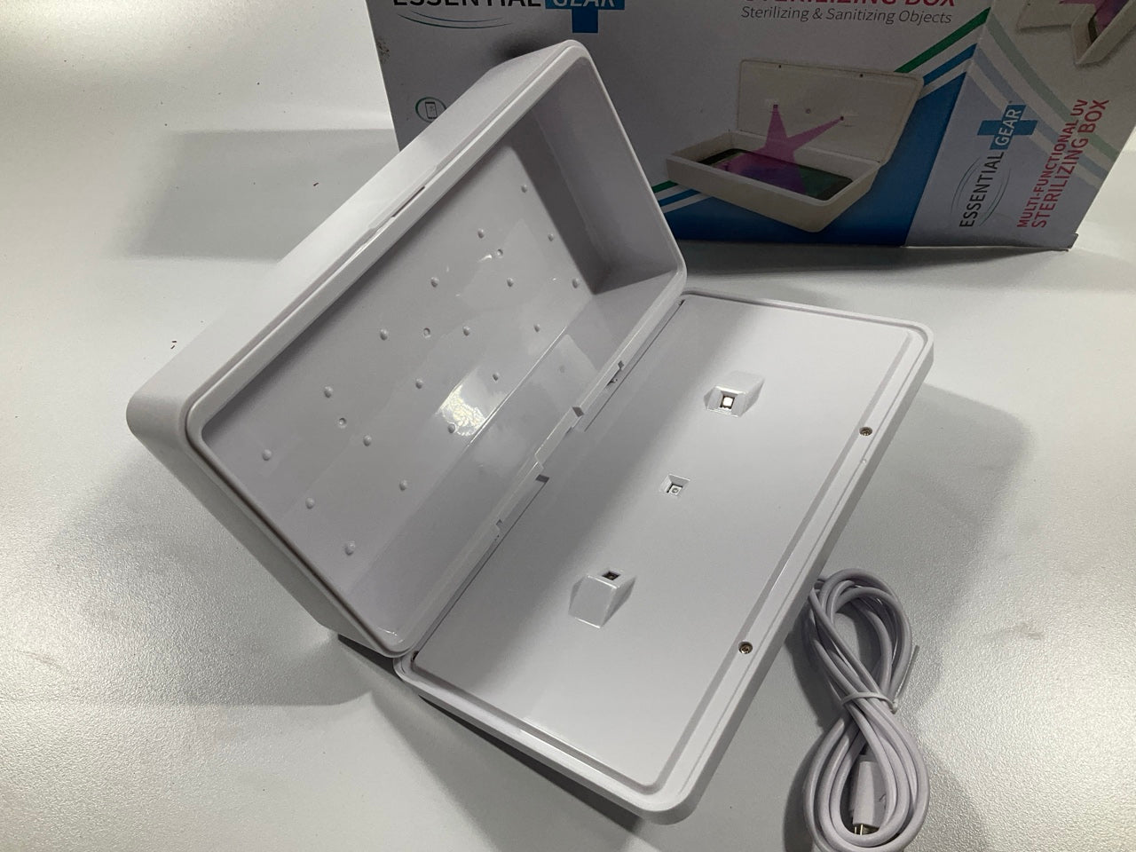 EG4749 ESI UV Sterilizing Box For Mobile Cell Phones Up To 7 Inches