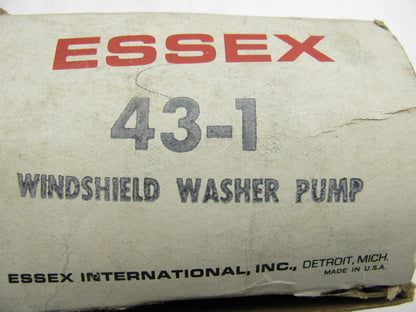 Essex 43-1 Windshield Washer Pump - 1967-1968 Ford Mustang