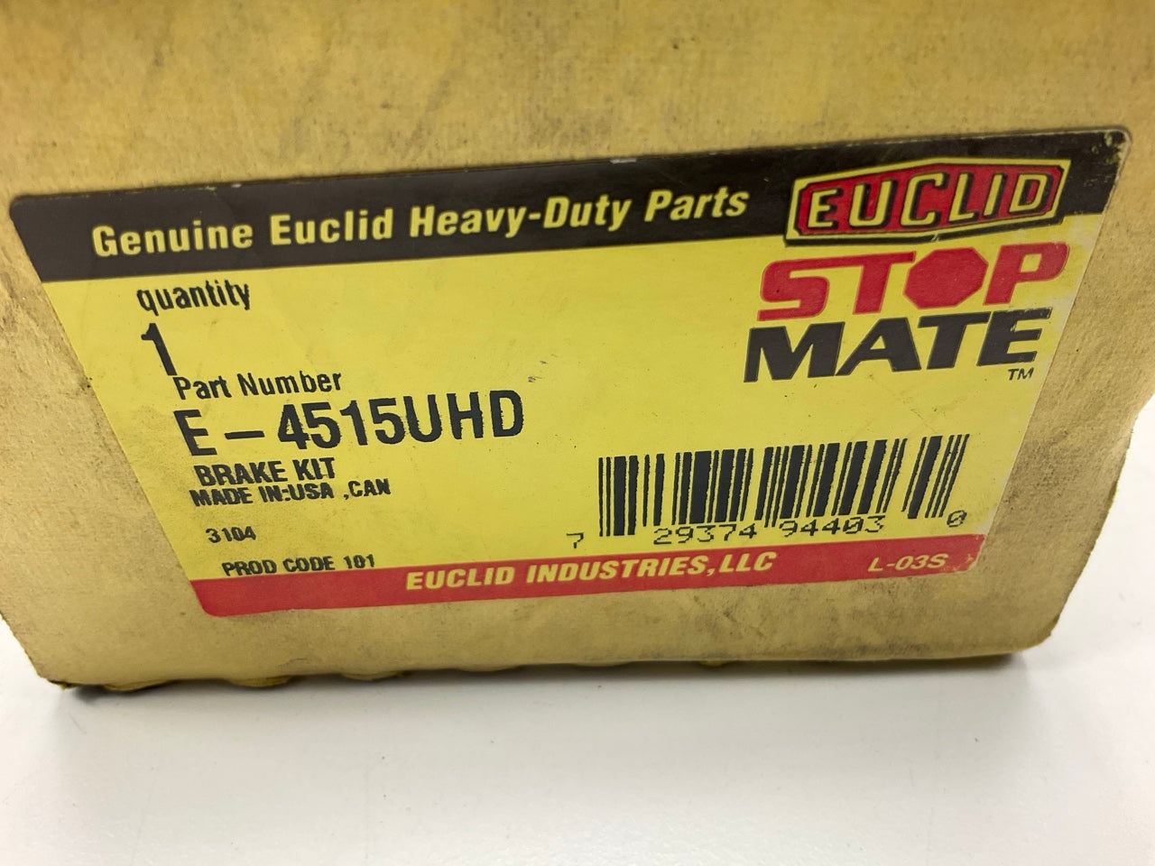 Euclid E-4515UHD Brake Drum Hardware Kit ''Q'' Type 16.5''