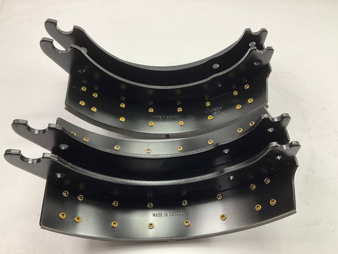 RELINED. Euclid E-7903 E-2778 Brake Shoes 16-1/2'' X 7'', FMSI 4515