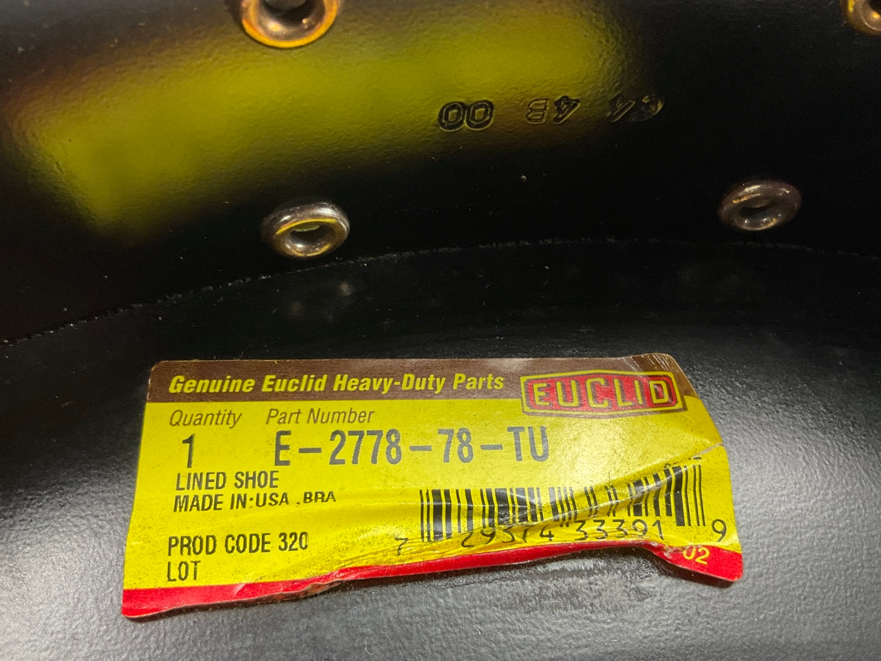 RELINED. Euclid E-7903 E-2778 Brake Shoes 16-1/2'' X 7'', FMSI 4515