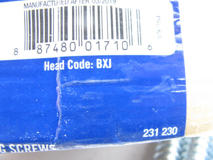 (x100)  Everbilt 1/2 In. X 6 In. Zinc-Plated Hex-Head Lag Screw