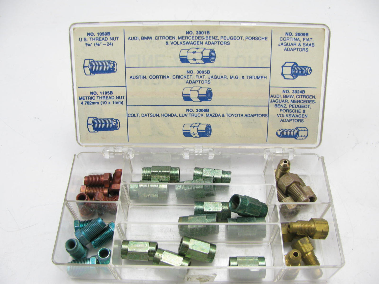 Everco 1274 Import Brake Line Adapter Fittings Kit