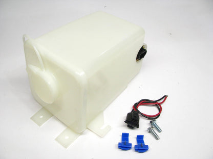 Universal Windshield Washer Tank Reservoir  W/pump Everco 2619