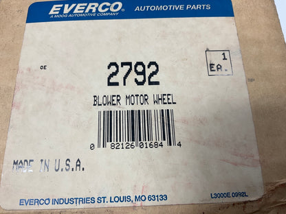 Everco 2792 Blower Motor Wheel - METAL - Replaces Ford # D2AZ-19834-A