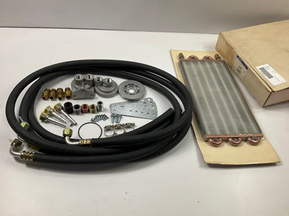 Vintage Everco 4109 Oil Cooler Kit With Hose & Fittings, 7-1/2''x17''x3/4'' Size