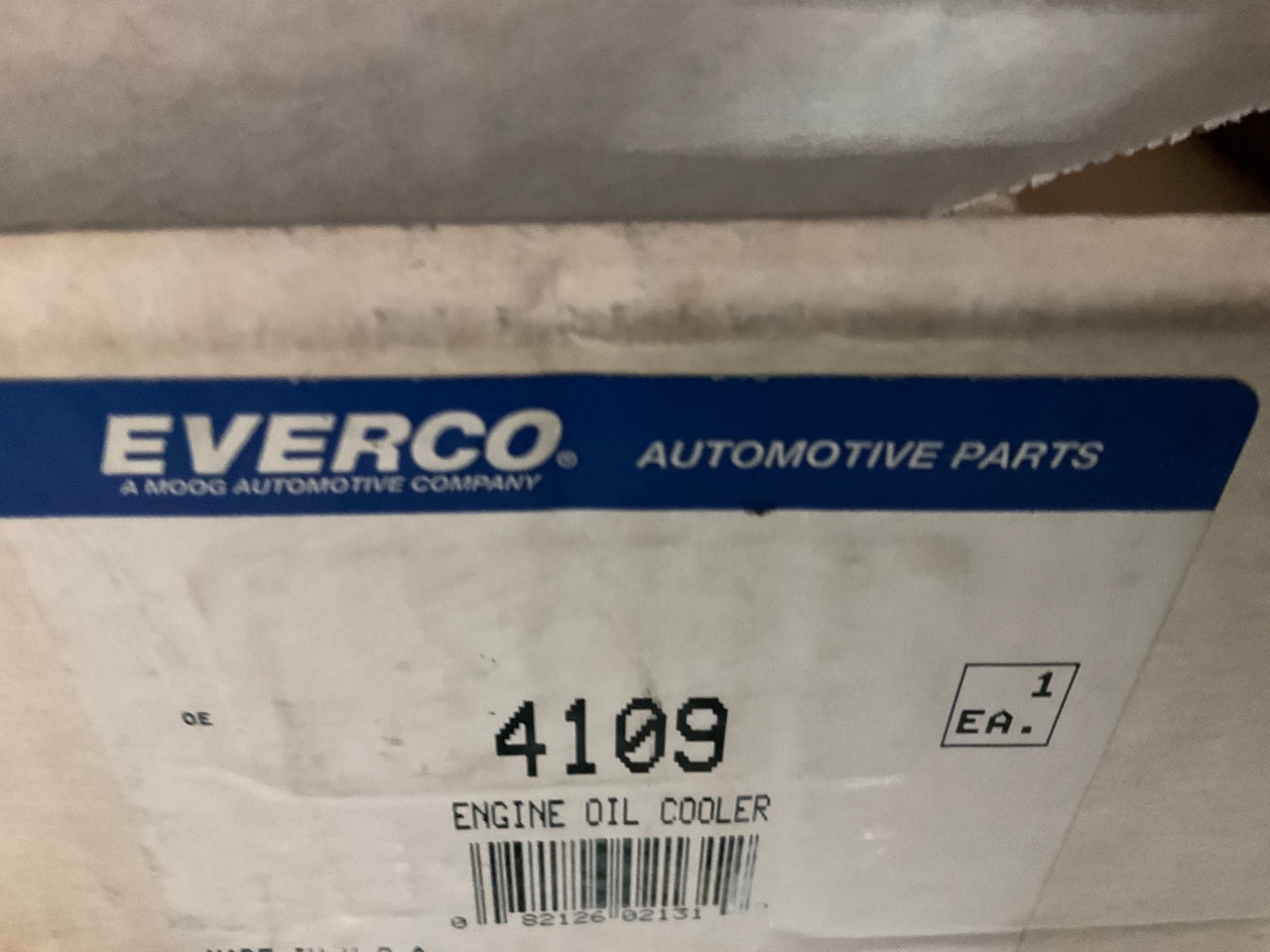 Vintage Everco 4109 Oil Cooler Kit With Hose & Fittings, 7-1/2''x17''x3/4'' Size