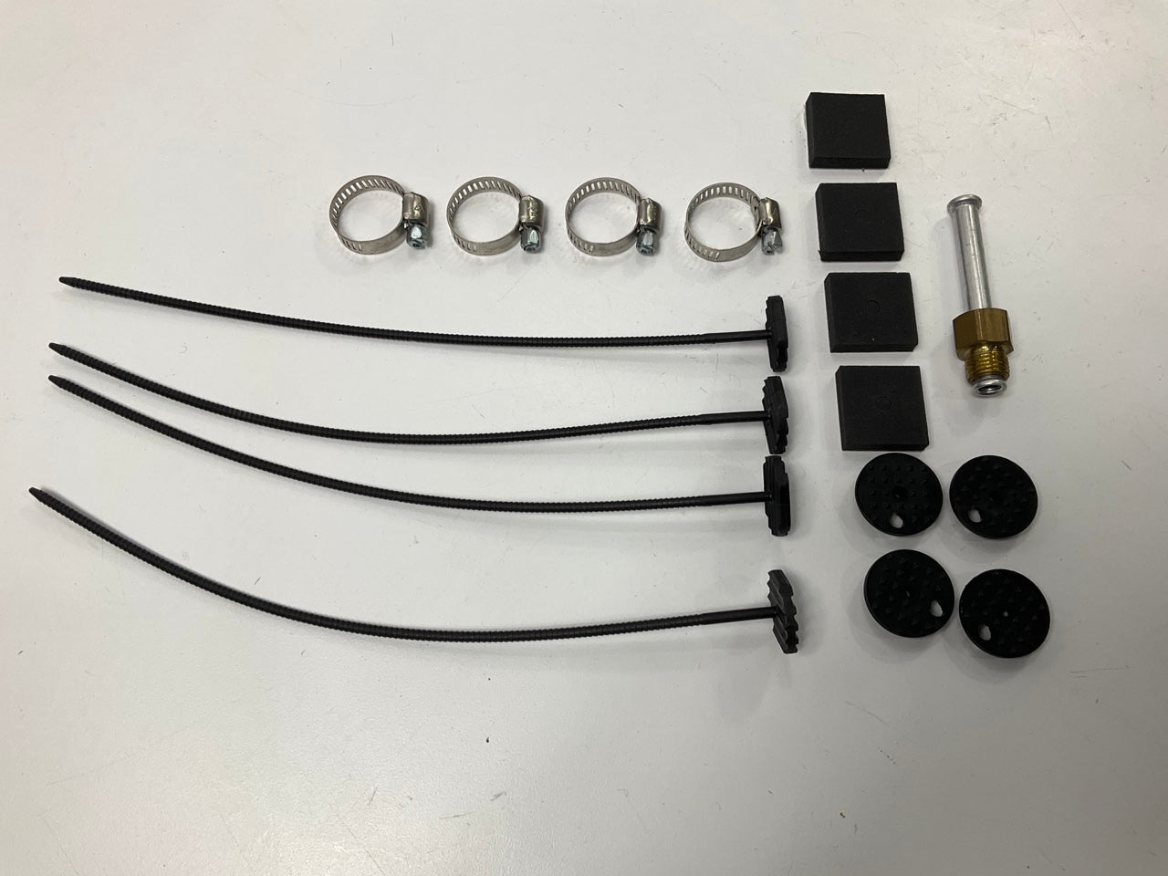Missing Fitting - Everco Auto Trans Oil Cooler Kit W/ Install Kit 12''x7-1/2x3/4''
