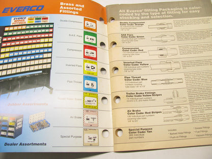 Everco 98978 Brass & Brake Line Catalog W/ Brake System Parts, Tubing, Tools