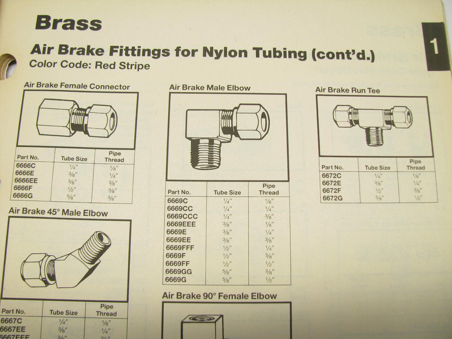 Everco 98978 Brass & Brake Line Catalog W/ Brake System Parts, Tubing, Tools