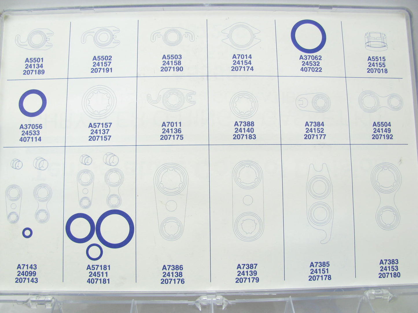 Everco A55523 A/C O-Ring & Gasket Assortment Kit Set For Chrysler Vehicles
